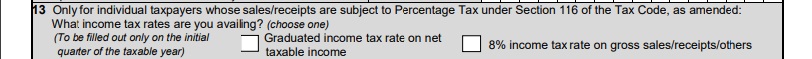 How to file Percentage Tax- Bir form 2551Q- Tax codes